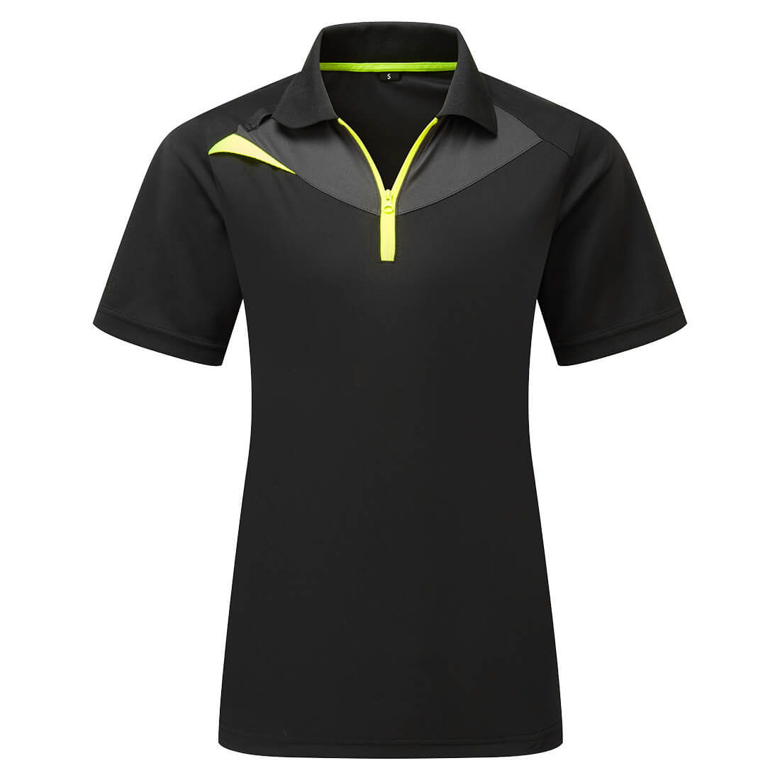 DX409BKR SH409 - DX4 Women's Polo Shirt S/S Black - Image 1