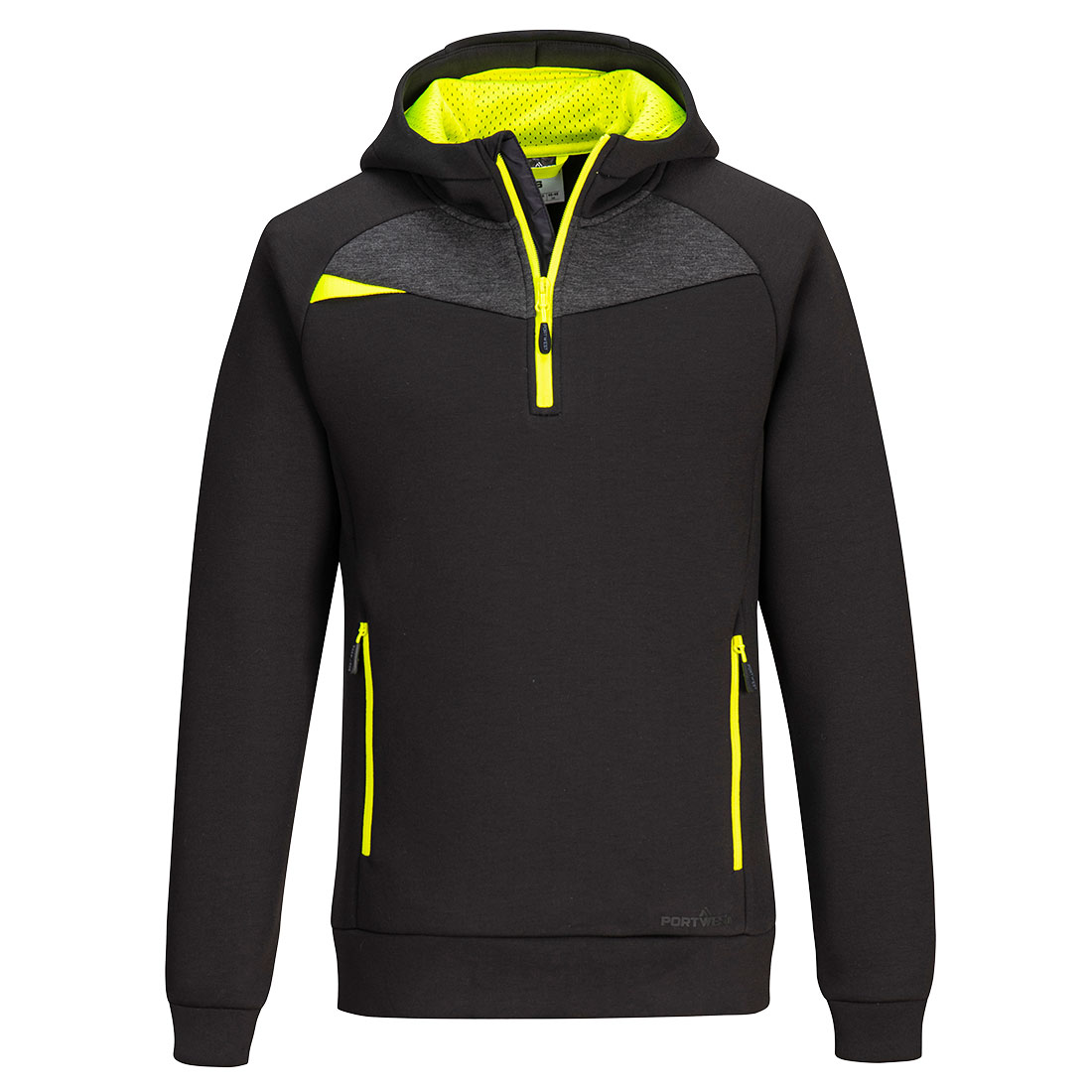 DX467BKR SH467 - DX4 1/4 Zip Hoodie Black - Image 1