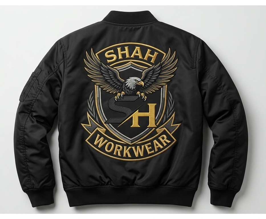 ejacket Premium Custom Embroidered MA-1 Bomber Jacket - Image 1